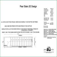 August White Primed Staircase