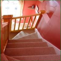 Double Winder Softwood & Redwood Staircase