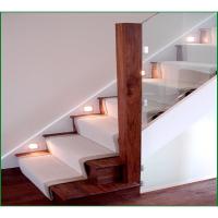 Walnut and Glass Staircase