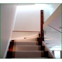 Walnut and Glass Staircase