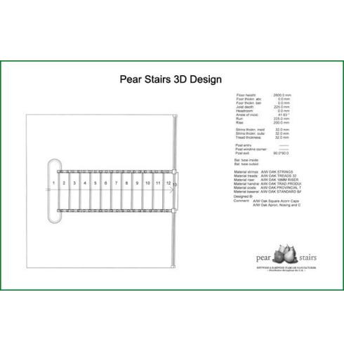 Warren Lane Glass Balcony Staircase