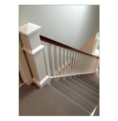 August White Primed Staircase