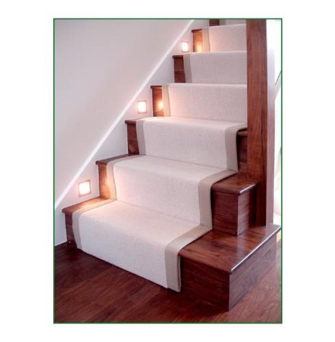 Walnut and Glass Staircase