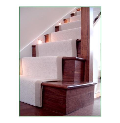 Walnut and Glass Staircase