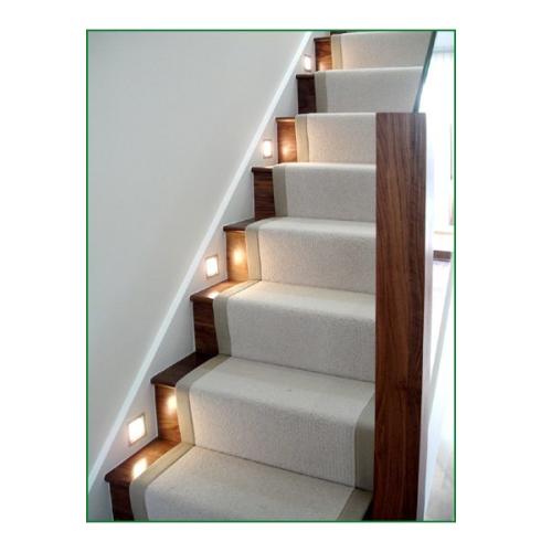 Walnut and Glass Staircase