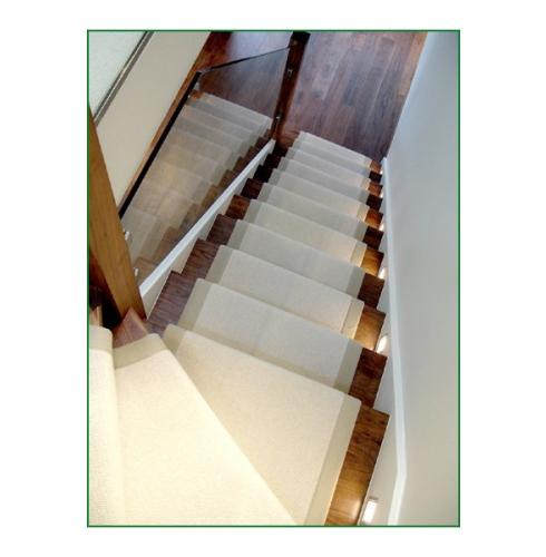 Walnut and Glass Staircase