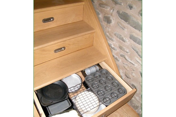 Drawer stairs wide